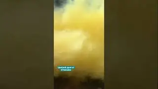 Цветной дым желтый тестируем от Пирохобби