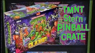 Распаковка Черепашьей Коробки - TMNT Stern Pinball Crate от Neca!