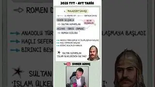 Malazgirt Savaşı - BÜYÜK SELÇUKLU DEVLETİ #tyt #ayt #ayttarih