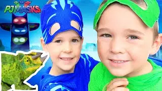 PJ Masks Gekko BABYSITS & LOST PET Chameleon! Best 4 Full Episodes with Catboy