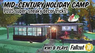 Festive Mid-Century Holiday Camp Tour AND Cool Hidden Decor Hack || C.A.M.P. Building Tips