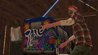 Burning weed with Truth (Are you going to San Fierro? walkthrough) 7+gb of mods