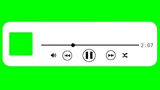 New Music Player | Green Screen |  No copyright | 2024