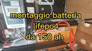 Fotovoltaico fai da te montaggio Batteria lifepo4 ampliamento energia