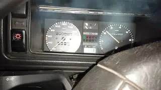 Volkswagen Golf 2 1,3l 1988 cold start -13°C
