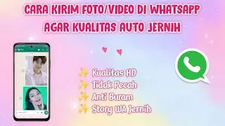 CARA MENGIRIM FOTO/VIDEO DI WHATSAPP KUALITAS HD