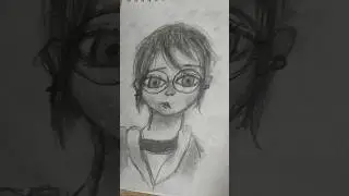 нарисовала девушку Гарри Поттера...А хотела то Гарри!песня: Bee