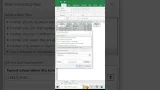 Highlight data with a condition | conditional formatting in excel #shorts #conditionalformatting
