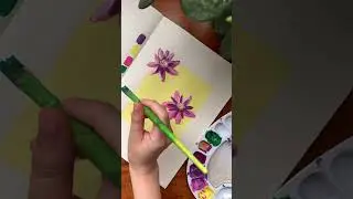 Creating a Dreamy Pink Blossom with Acrylics #shorts