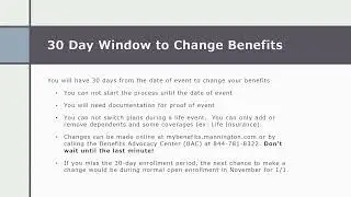 Qualifying Life Event Presentation May 2024