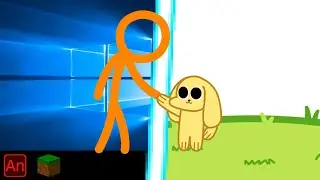 Alan Becker StickFigures Meets Chikn Nuggit Characters (Extra scene)