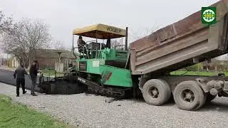 В городе Аргун начаты работы по укладке асфальтобетонного покрытия.