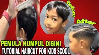 TUTORIAL HAIRCUT FOR KIDS SCOOL | Undercut