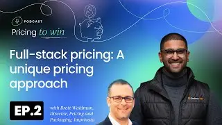 Brett Waldman - Full-stack pricing: how a data background helped inform a unique pricing approach