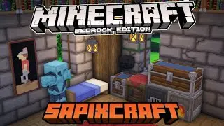 MINECRAFT BEDROCK | SAPIXCRAFT | SHOWING ROPES | PC ULTRAWIDE LIVESTREAM