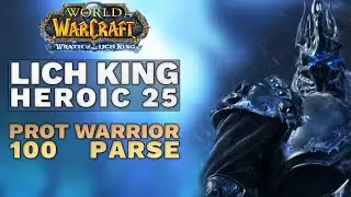 ICC 10 0% Buff Heroic Lich King - 100 Parse Prot Warrior Tank POV | WOTLK Classic
