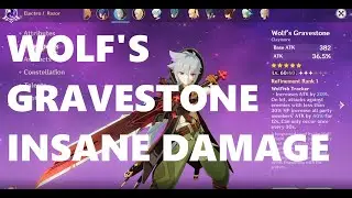 Genshin Impact - Wolf's Gravestone out damages Serpent Spine and Prototype Aminus!