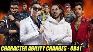 OB41 Update All Character Ability Changes | After OB41 Character Ability Changes Free Fire