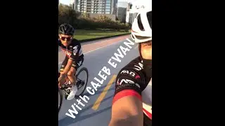 Rode with CALEB EWAN  UAE Tour 2021 Stage7 Winner  Lotto Soudal Team