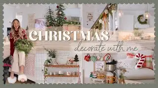 DECORATE WITH ME FOR CHRISTMAS 2022 | adding simple DIYS's & cozy holiday touches!🎄