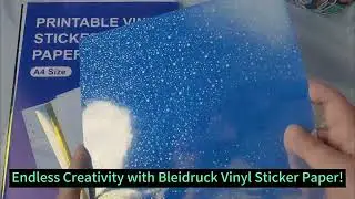 Bleidruck Printable Vinyl Sticker Paper: Create Durable and Vibrant Custom Stickers!