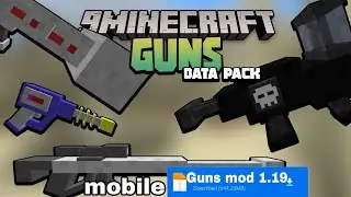 Guns mod mobile  minecraft  download (links in description  box)