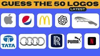 Guess the LOGO in 3 seconds Challenge | 50 famous must know LOGOS| LOGO Quiz 2024