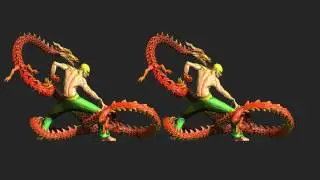 3D cross eye - HD - guti's Iron Fist turntable