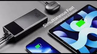 Baseus 30000 mAh Digital Display Portable High-Capacity USB-C Power Bank