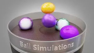 Soft body simulation animation V04