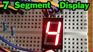 How To Connect A 7 Segment Display For Your Arduino Projects - Lesson 27 In The Elegoo Mega Tutorial