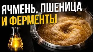 Зерновой затор из Ячменя и Пшеница. Осахаривание Ферментами