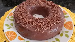 PUDIM DE CHOCOLATE SEM FORNO| SOBREMESA DE CHOCOLATE FÁCIL E RÁPIDO