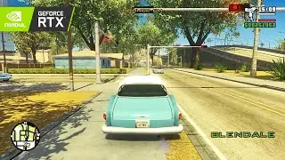 GTA San Andreas RTX 2060 'OG Loc' Mission Gameplay ➤ GTA SA Realistic Graphics Mod RTX ON