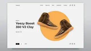 Responsive Sneaker Website Design Using HTML CSS And JavaScript