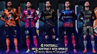 New Kits🔥 Best Abstract Design Jersey eFootball 2026 Mobile Update