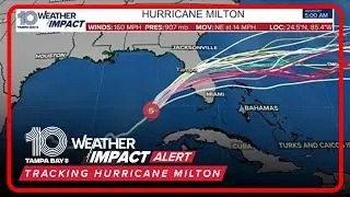 HURRICANE MILTON TRACKER: Spaghetti models, forecast cones, alerts
