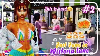 New Lp - Fumi Testy Kitchen 🍛 Street Selling || Just Fumi In Wisteria Lane || Ep 2 || The sims 4