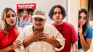 ME ESCONDI DA MINHA FAMÍLIA PARA VER A REAÇÃO DELES 😳😳😳