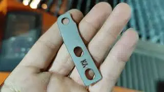 Лазерная резка нерж стали толщиной 1,5мм для крепления катушек зажигания