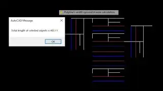 FASTEST WAY TO MEASURE TOTAL LENGTH OF MULTIPLE LINES USING SINGLE COMMAND IN AUTOCAD