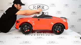 Детский электромобиль RiverToys Ford Mustang GT (A222MP) - сборка