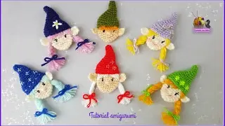 Tutorial amigurumi - Broche duendes