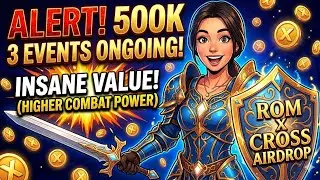 ROM X CROSS Launches HUGE $500,000 Airdrop Are You In Yet?