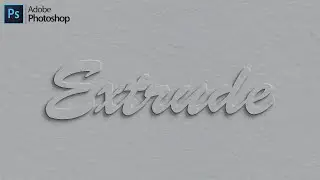 Extrude Text Effect In Photoshop CC 2021 | Photoshop Tutorial | Text Effect