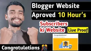 [🔥Live Aproval] Adsense approval for blogger 2021 | How to approve Adsense for blogger in 2021