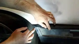 БМВ Е30. Установка заднего бампера ВП на ПП.