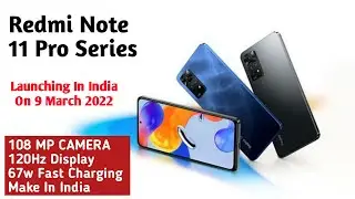 Redmi Note 11 Pro Series - First Look - Official India Launch Date | Specifications & Price