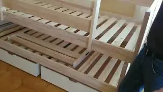 Кровати для экономии пространства) массив из бука!