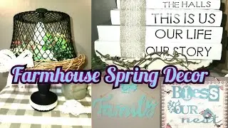Farmhouse Spring Decor, Collaboration with Crafting with Maria..